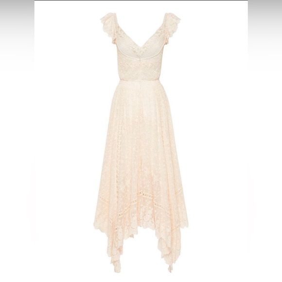 NWOT Spell and the Gypsy Collective Le Gauze Lace Kerchief Dress Sz. L - Picture 8 of 11